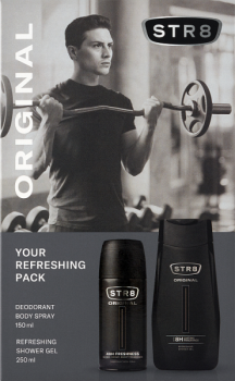 STR8 Zestaw Kosmetyków Original (Dezodorant spray 150ml + Żel pod prysznic 250ml)