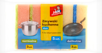 Jan Niezbędny Zmywaki kuchenne DUO 5szt