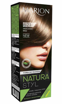 Farba do włosów Marion Natura Styl 621 Orzechowy Brąz