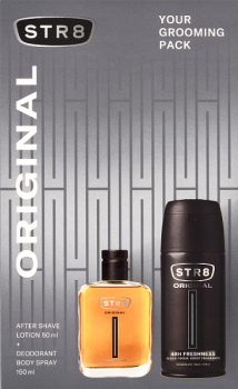 STR8 Zestaw Kosmetyków Original (Woda po goleniu 50ml + Dezodorant spray 150ml)