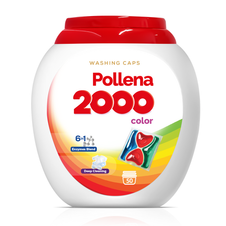 POLLENA 2000 Kapsułki do prania 50 szt. Kolor