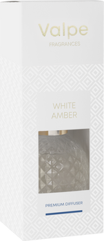 Valpe dyfuzor w kryształowym szkle Biały bursztyn 100ml