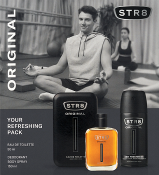 STR8 Zestaw Kosmetyków Original (Woda Toaletowa 50ml + Dezodorant Spray 150ml)