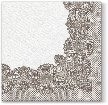Serwetki Paw Airlaid Royal Lace (Brown) 40 cm X 40 cm 50 szt AAN002400