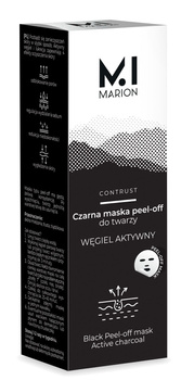 Marion Detox Czarna Maska Peel-Off z Aktywnym Węglem