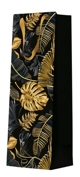 Paw Torba Prezentowa Premium Złote Liście na Butelki 10szt