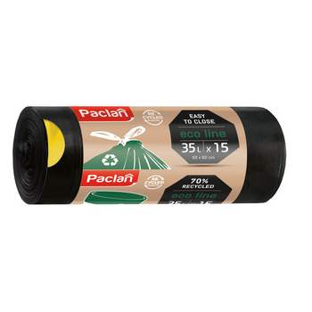 Worki na śmieci Paclan Eco Line 35 l 15 sztuk