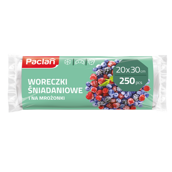 Woreczki do żywności Paclan 20 x 30 cm 250 sztuk
