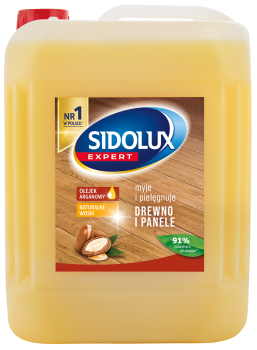 Sidolux Expert do mycia paneli i drewna z olejkiem arganowym 5l