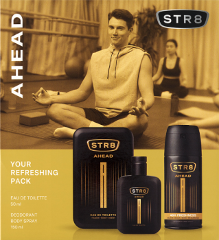 STR8 Zestaw Kosmetyków Ahead (Woda Toaletowa 50ml + Dezodorant Spray 150ml)