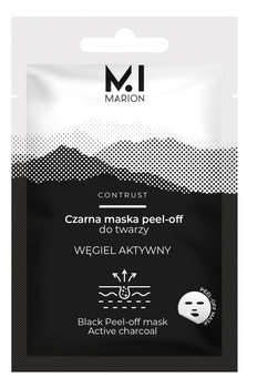 Marion Peel-Off Czarna Maska z Aktywnym Węglem saszetka