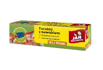 Jan Niezbędny torebki z suwakiem 4l 10szt