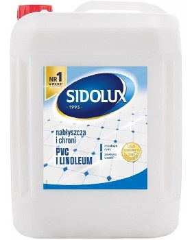Sidolux Nabłyszczanie Środek do ochrony i nabłyszczania PVC i linoleum 5l