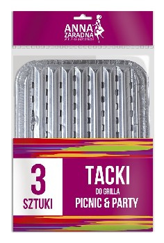 Anna Zaradna tacki do grilla 3szt