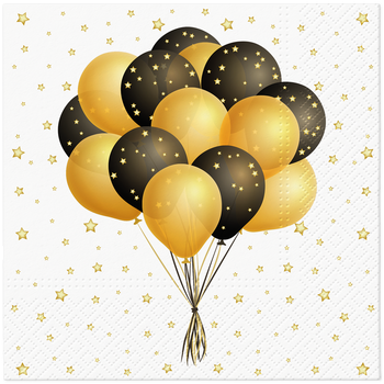 Serwetki papierowe PAW "Balony w Chmurach" 33x33 cm - 20 szt.