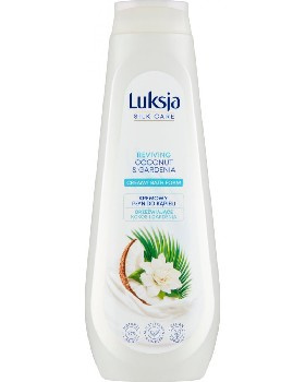 Luksja Silk Care Kremowy płyn do kąpieli Orzeźwiające Kokos i Gardenia 900 ml