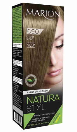 Farba do włosów Marion Natura Styl 690 Ciemny Blond