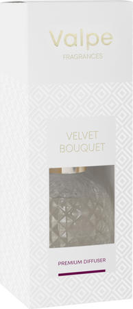 Valpe dyfuzor w kryształowym szkle Aksamitny bukiet 100ml
