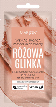 Marion Wzmacniająca maseczka do twrzy Różowa Glinka 8g