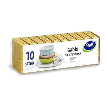 Stella gąbki do zmywania z miedzią 10 sztuk