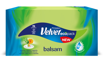 Velvet Balsam Chusteczki uniwersalne z ekstraktem z aloesu i nagietka 70 sztuk