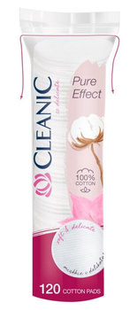 Cleanic Pure Effect Płatki kosmetyczne okrągłe 120 sztuk