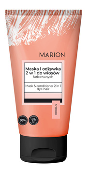 Marion maska i odżwywka do włosów 2w1 farbowanych hisbiskus 150ml