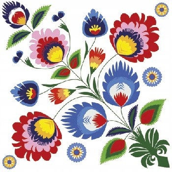 Serwetki PAW Tat Łowickie Kwiaty TL323000
