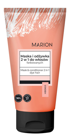 Marion maska i odżwywka do włosów 2w1 farbowanych hisbiskus 150ml