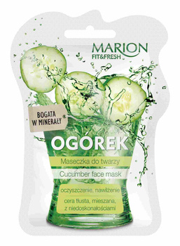 Marion Maseczka do Twarzy Ogórek Oczyszczanie i Nawilżanie 7,7ml