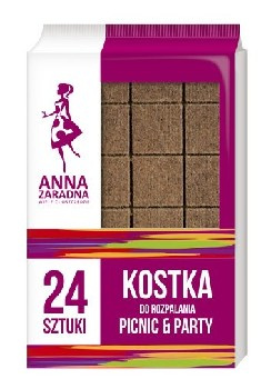 Anna Zaradna kostki do rozpalania brązowe 32szt