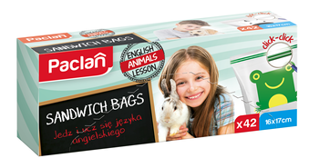 Paclan Woreczki śniadaniowe z podwójną struną 42 szt