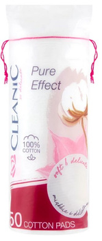 Cleanic Pure Effect Płatki kosmetyczne okrągłe 50 sztuk