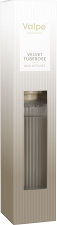 Bispol Valpe dyfuzor w prążkowanym szkle VD-002-462 Aksamitna tuberoza 135ml