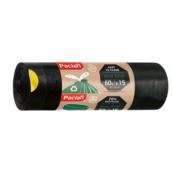 Worki na śmieci Paclan Eco Line 60 l 15 sztuk