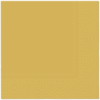 PAW serwetki monocolor złota SDl552409 20 sztuk
