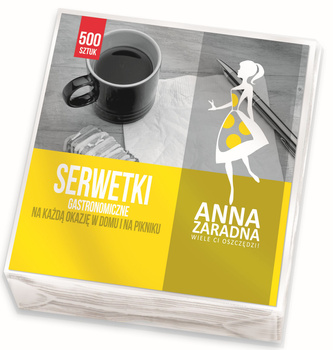 Anna Zaradna serwetki gastronomiczne 15x15cm 500 szt