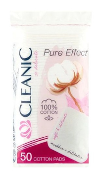 Cleanic Pure Effect Soft Touch Płatki kosmetyczne 50 sztuk