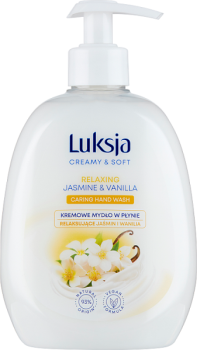Luksja Creamy & Soft Kremowe mydło w płynie relaksujące jaśmin i wanilia 500 ml