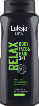 Luksja Men Relax Odprężający żel pod prysznic 3w1 500 ml