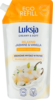 Luksja Creamy & Soft Kremowe mydło w płynie Relaksujące Jaśmin i Wanilia 900 ml