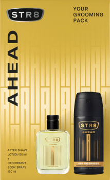 STR8 Zestaw Kosmetyków Ahead (Woda po goleniu 50ml + Dezodorant spray 150ml)