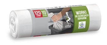 Anna Zaradna worki do segregacji Inne białe 120l 10szt