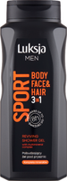 Luksja Men Sport Pobudzający żel pod prysznic 3w1 500 ml